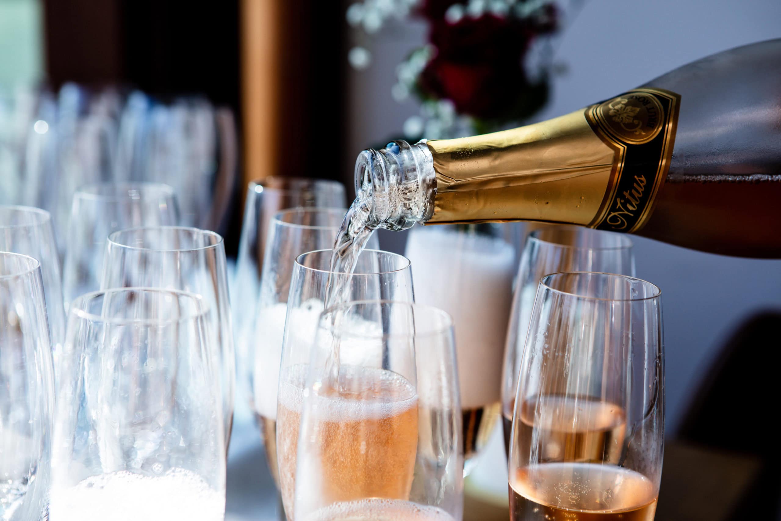 Champagne på Hällsnäs